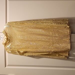 Women's gold dress